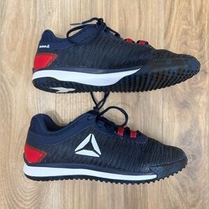 Reebok JJ II Low 2 Watt Navy Red Men Cross Training Shoes Trainers Size 7